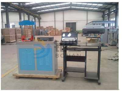 Petroleum proppant pressure testing machine