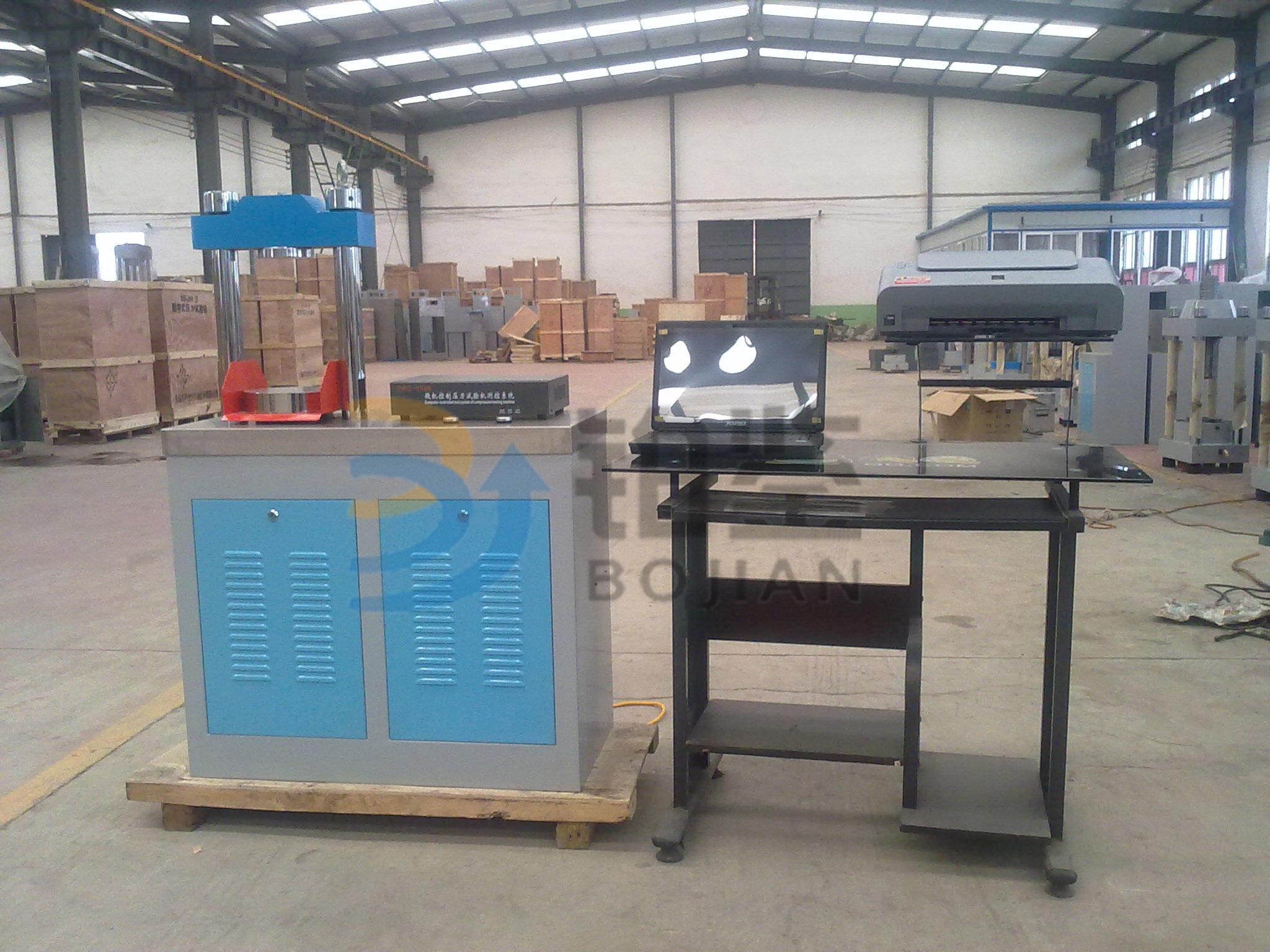 Oil proppant pressure testing machine